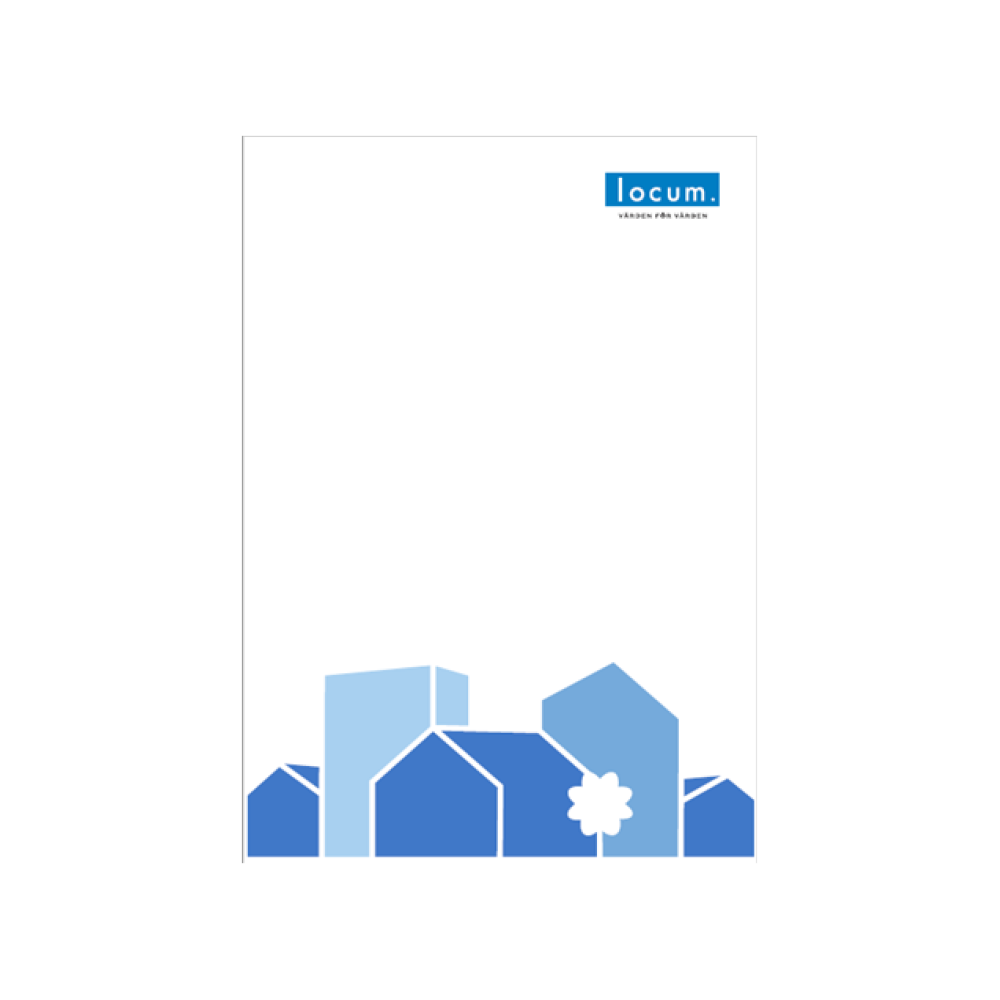 A5 Spiralblock med plastskydd och band