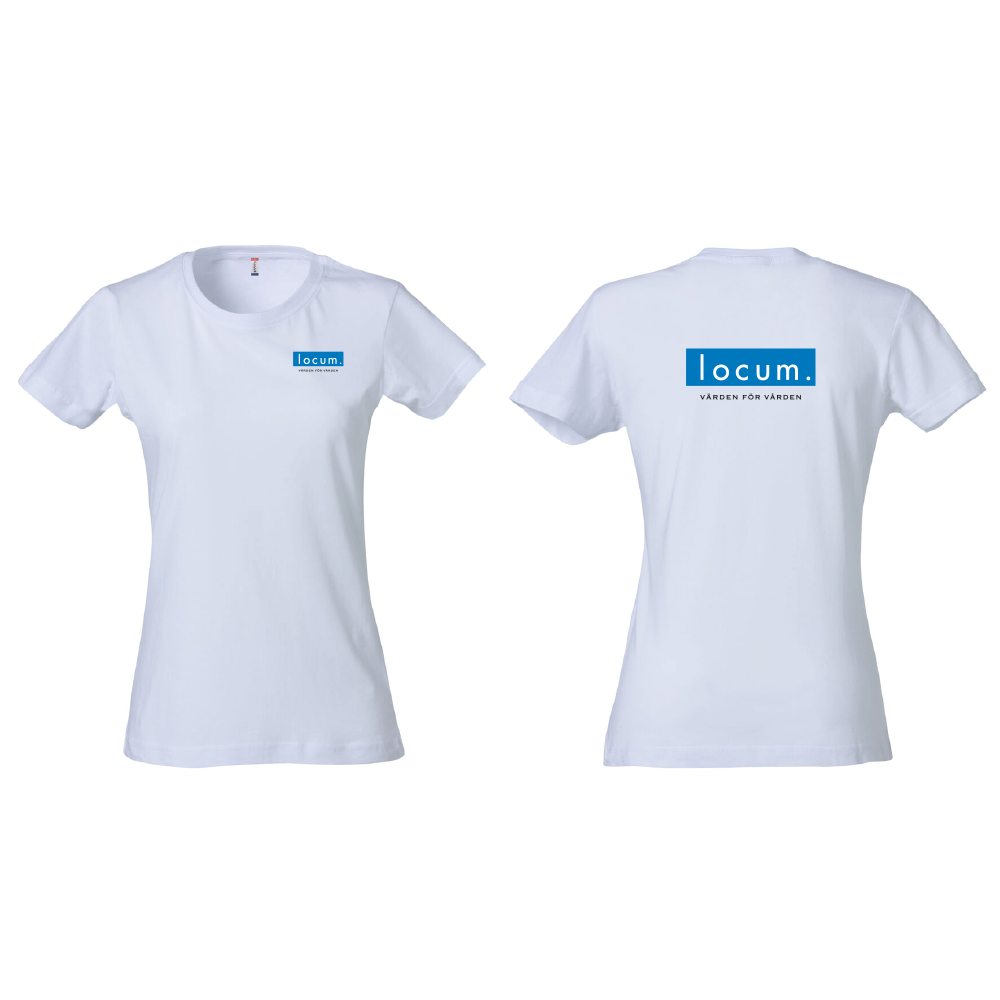 Dam T-shirt, vit
